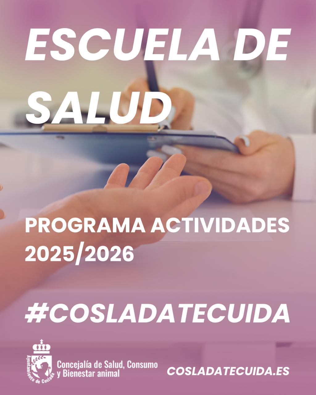 Coslada refuerza su Escuela de Salud para el curso 2025/2026 con formación en prevención y salud sexual